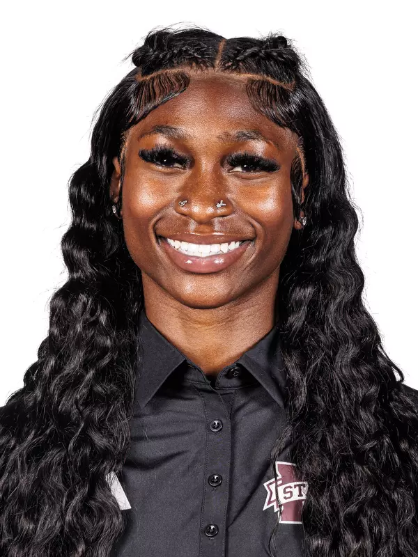 STARKVILLE, MS - October 17, 2024 - Mississippi State Hurdler Jessicka Woods during 2024-2025 Track & Field Production Day at the Holliman Athletic Center at Mississippi State University in Starkville, MS. Photo By Mike Mattina