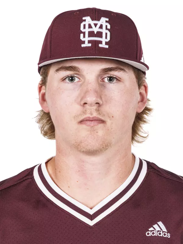 STARKVILLE, MS - November 15, 2024 - Mississippi State Pitcher/Catcher Ben Davis (#35) during 2024-2205 Baseball Production Day at Dudy Noble Field at Polk-Dement Stadium in Starkville, MS. Photo By Mike Mattina