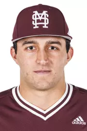 STARKVILLE, MS - November 14, 2024 - Mississippi State Pitcher Luke Dotson (#15) during 2024-2205 Baseball production day at Dudy Noble Field at Polk-Dement Stadium in Starkville, MS. Photo By Mike Mattina
