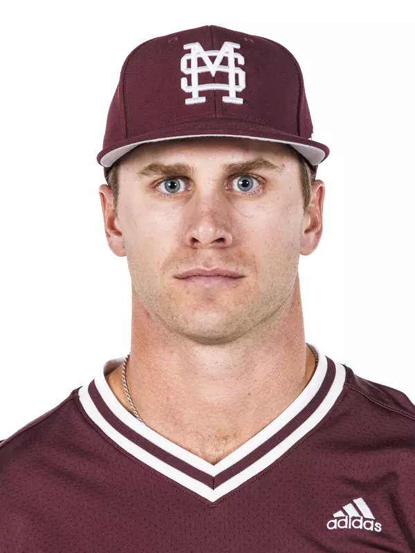 STARKVILLE, MS - November 15, 2024 - Mississippi State Infielder/Outfielder Aaron Downs (#5) during 2024-2205 Baseball Production Day at Dudy Noble Field at Polk-Dement Stadium in Starkville, MS. Photo By Mike Mattina