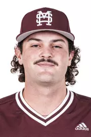 STARKVILLE, MS - November 14, 2024 - Mississippi State Pitcher Robert Fortenberry (#19) during 2024-2205 Baseball production day at Dudy Noble Field at Polk-Dement Stadium in Starkville, MS. Photo By Mike Mattina