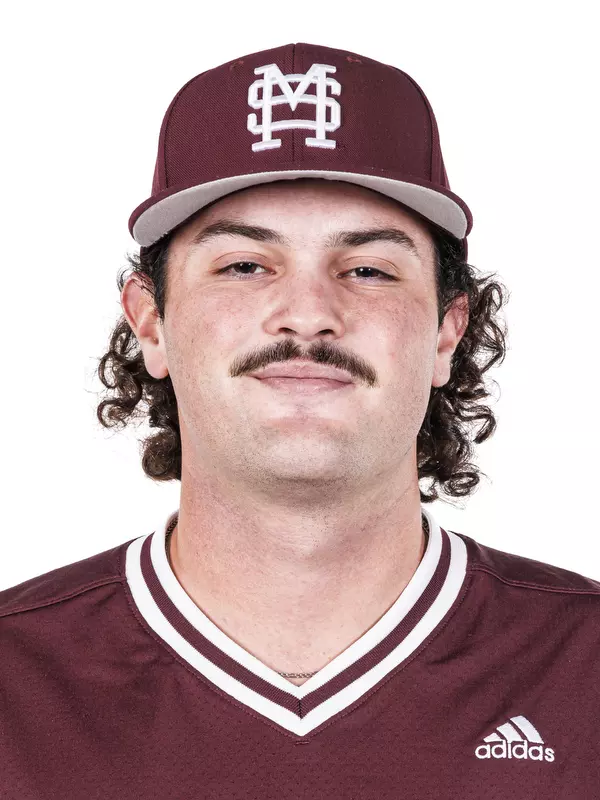 STARKVILLE, MS - November 14, 2024 - Mississippi State Pitcher Robert Fortenberry (#19) during 2024-2205 Baseball production day at Dudy Noble Field at Polk-Dement Stadium in Starkville, MS. Photo By Mike Mattina
