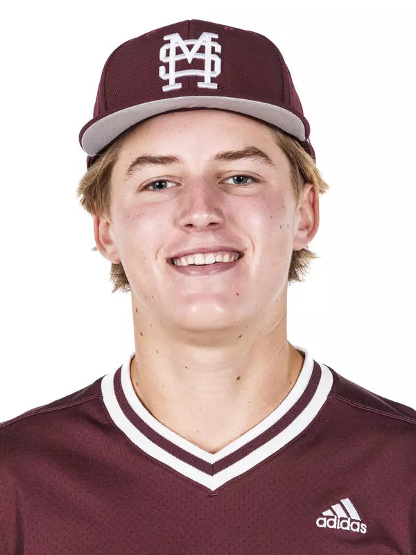 STARKVILLE, MS - November 15, 2024 - Mississippi State Pitcher Charlie Foster (#8) during 2024-2205 Baseball Production Day at Dudy Noble Field at Polk-Dement Stadium in Starkville, MS. Photo By Mike Mattina
