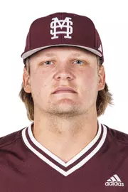 STARKVILLE, MS - November 14, 2024 - Mississippi State Infielder/Outfielder Hunter Hines (#44) during 2024-2205 Baseball production day at Dudy Noble Field at Polk-Dement Stadium in Starkville, MS. Photo By Mike Mattina