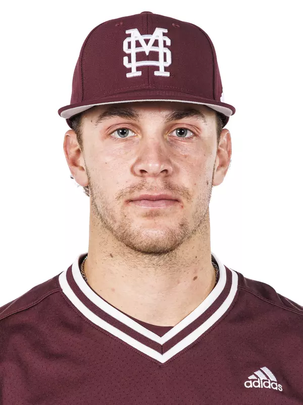 STARKVILLE, MS - November 14, 2024 - Mississippi State Catcher Joe Powell (#55) during 2024-2205 Baseball production day at Dudy Noble Field at Polk-Dement Stadium in Starkville, MS. Photo By Mike Mattina