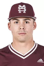 STARKVILLE, MS - November 14, 2024 - Mississippi State Pitcher Evan Siary (#12) during 2024-2205 Baseball production day at Dudy Noble Field at Polk-Dement Stadium in Starkville, MS. Photo By Mike Mattina