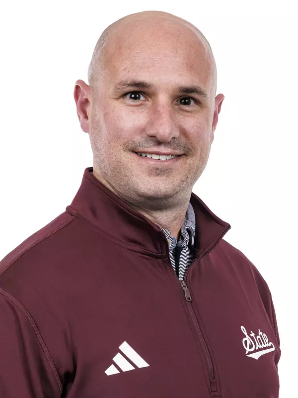 STARKVILLE, MS - February 20, 2024 - Mississippi State Associate Athletic Director of Football Operations David Wilczewski headshot at the Leo Seal Jr. Football Complex at Mississippi State University in Starkville, MS. Photo By Mike Mattina