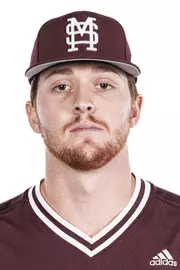 STARKVILLE, MS - November 16, 2023 - Mississippi State Pitcher Brooks Auger (#48) during 2023-2024 Baseball Production Day at Dudy Noble Field at Polk-Dement Stadium in Starkville, MS. Photo By Jaden Powell