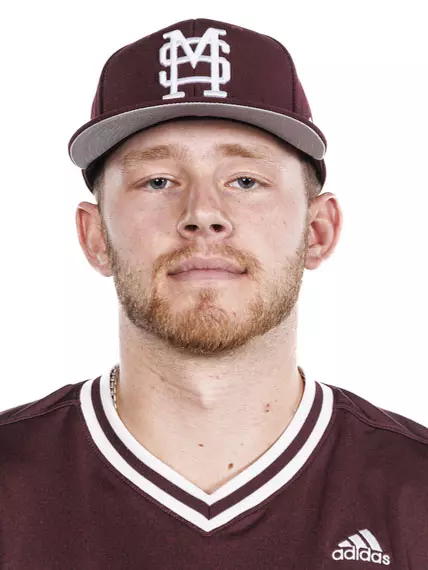 STARKVILLE, MS - November 16, 2023 - Mississippi State Pitcher Tyler Davis (#45) during 2023-2024 Baseball Production Day at Dudy Noble Field at Polk-Dement Stadium in Starkville, MS. Photo By Jaden Powell