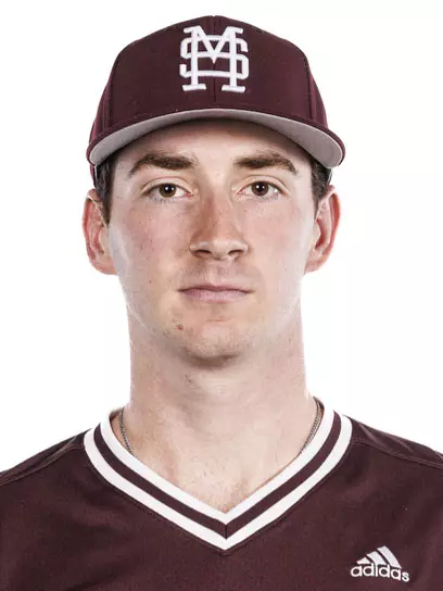 STARKVILLE, MS - November 16, 2023 - Mississippi State Pitcher Nate Dohm (#25) during 2023-2024 Baseball Production Day at Dudy Noble Field at Polk-Dement Stadium in Starkville, MS. Photo By Jaden Powell