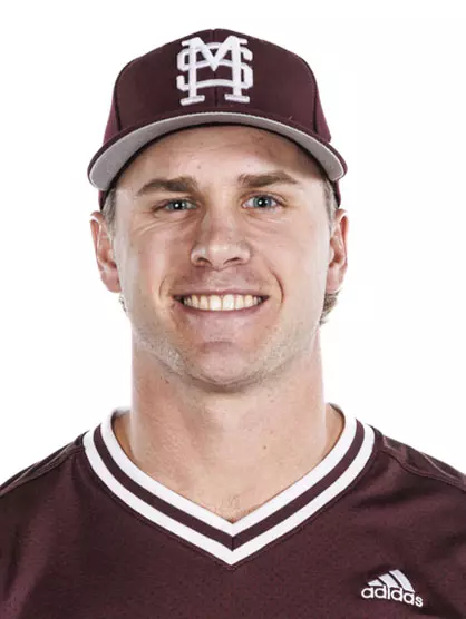 STARKVILLE, MS - November 17, 2023 - Mississippi State Infielder/Outfielder Aaron Downs (#5) during 2023-2024 Baseball Production Day at Dudy Noble Field at Polk-Dement Stadium in Starkville, MS. Photo By Jaden Powell