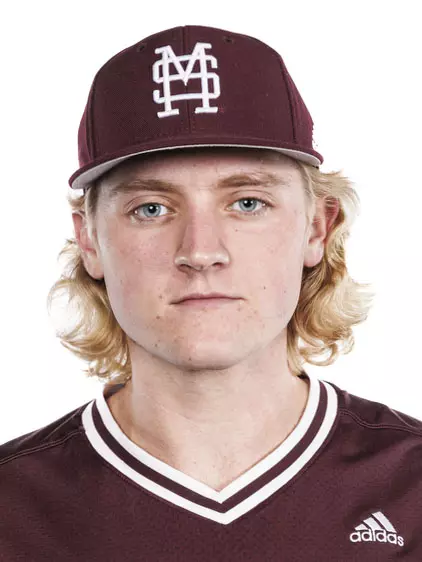 STARKVILLE, MS - November 16, 2023 - Mississippi State Pitcher Colby Holcombe (#21) during 2023-2024 Baseball Production Day at Dudy Noble Field at Polk-Dement Stadium in Starkville, MS. Photo By Jaden Powell