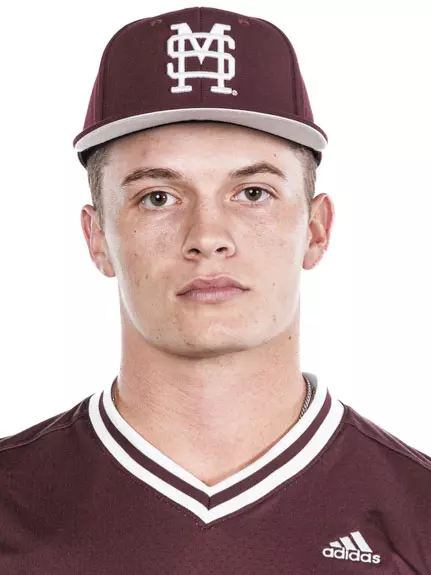 STARKVILLE, MS - November 16, 2023 - Mississippi State Infielder/Outfielder/Pitcher Jackson McKenzie (#46) during 2023-2024 Baseball Production Day at Dudy Noble Field at Polk-Dement Stadium in Starkville, MS. Photo By Jaden Powell