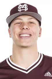 STARKVILLE, MS - November 16, 2023 - Mississippi State Pitcher Max Miller (#19) during 2023-2024 Baseball Production Day at Dudy Noble Field at Polk-Dement Stadium in Starkville, MS. Photo By Jaden Powell