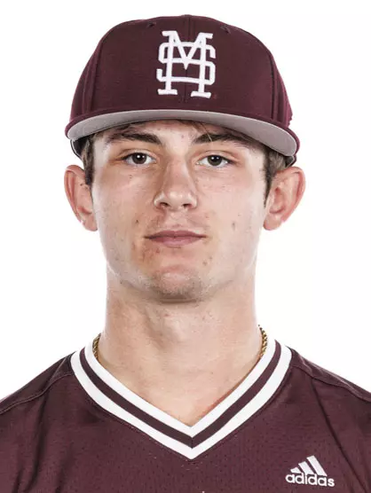 STARKVILLE, MS - November 17, 2023 - Mississippi State Outfielder Michael O'Brien (#32) during 2023-2024 Baseball Production Day at Dudy Noble Field at Polk-Dement Stadium in Starkville, MS. Photo By Jaden Powell