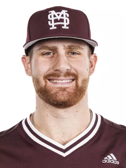 STARKVILLE, MS - November 16, 2023 - Mississippi State Pitcher Stone Simmons (#17) during 2023-2024 Baseball Production Day at Dudy Noble Field at Polk-Dement Stadium in Starkville, MS. Photo By Jaden Powell