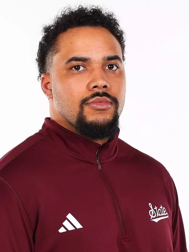 The Mississippi State Bulldog support coach Christian Buchanan headshot taken at the Holliman Athletic Center at Mississippi State University in Starkville, MS. Photo By Bailey Black