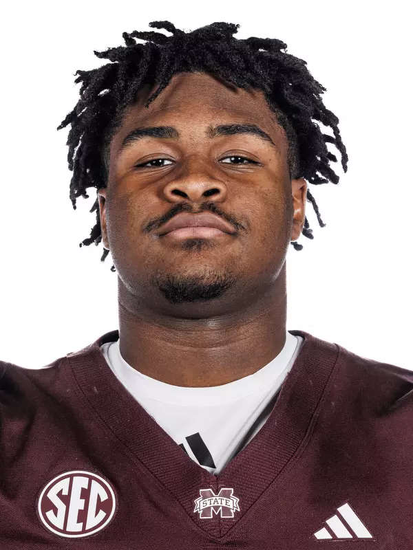 STARKVILLE, MS - January 15, 2024 - Mississippi State’s Jimothy Lewis during New Comer Headshots at the Leo Seal Jr. Football Complex at Mississippi State University in Starkville, MS. Photo By Mike Mattina