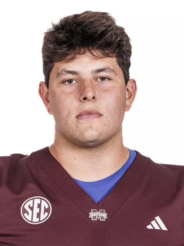 STARKVILLE, MS - May 30, 2024 - Alex Lopez headshot taken at the Holliman Athletic Center at Mississippi State University in Starkville, MS. Photo By Mike Mattina