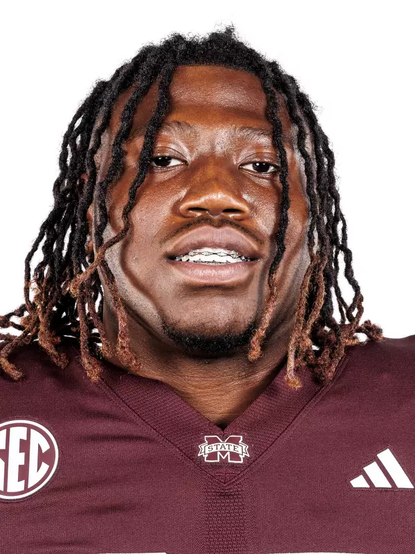STARKVILLE, MS - July 18, 2024 - Mississippi State Defensive Lineman Kalvin Dinkins (#35) during 2024-2025 Football Production Day at Davis Wade Stadium at Scott Field in Starkville, MS. Photo By Mike Mattina