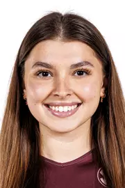 STARKVILLE, MS - July 22, 2024 - Mississippi State Setter Cecilia Harness (#11) during 2024-2025 Volleyball Production Day at the Newell-Grissom Building in Starkville, MS. Photo By Mike Mattina