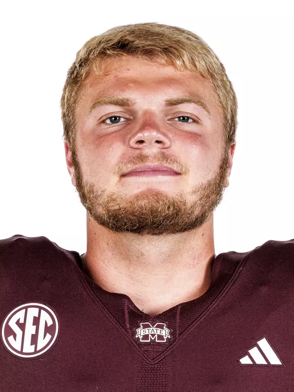 STARKVILLE, MS - July 19, 2024 - Mississippi State Offensive Lineman Grant Jackson (#52) during 2024-2025 Football Production Day at Davis Wade Stadium at Scott Field in Starkville, MS. Photo By Mike Mattina