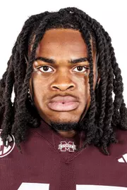 STARKVILLE, MS - July 18, 2024 - Mississippi State Linebacker Josaiah Knight (#45) during 2024-2025 Football Production Day at Davis Wade Stadium at Scott Field in Starkville, MS. Photo By Mike Mattina