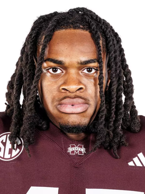 STARKVILLE, MS - July 18, 2024 - Mississippi State Linebacker Josaiah Knight (#45) during 2024-2025 Football Production Day at Davis Wade Stadium at Scott Field in Starkville, MS. Photo By Mike Mattina