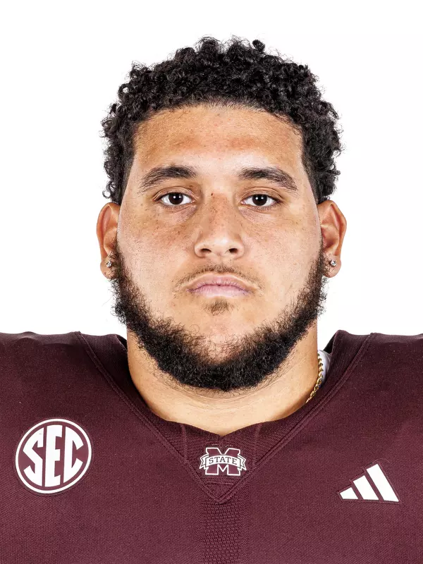 STARKVILLE, MS - July 19, 2024 - Mississippi State Offensive Lineman Marlon Martinez (#77) during 2024-2025 Football Production Day at Davis Wade Stadium at Scott Field in Starkville, MS. Photo By Mike Mattina