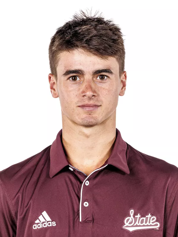 STARKVILLE, MS - August 26, 2024 -Mississippi State's Niccolo Baroni during 2024-2025 Men’s Tennis Production Day at the Rula Tennis Pavilion in Starkville, MS. Photo By Mike Mattina