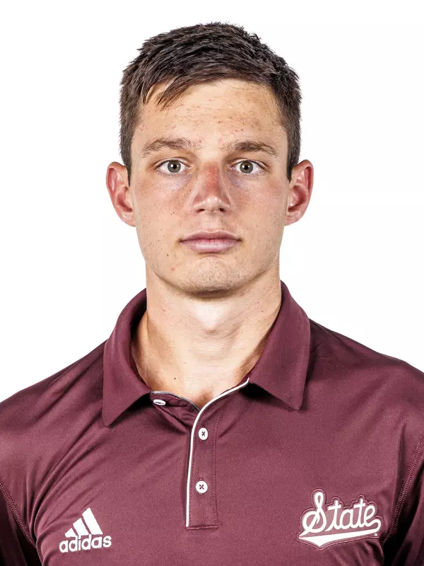 STARKVILLE, MS - August 26, 2024 -Mississippi State's Mario Martinez Serrano during 2024-2025 Men’s Tennis Production Day at the Rula Tennis Pavilion in Starkville, MS. Photo By Mike Mattina