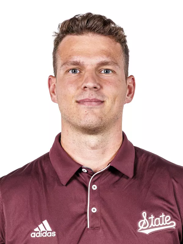 STARKVILLE, MS - August 26, 2024 -Mississippi State's Michal Novansky during 2024-2025 Men’s Tennis Production Day at the Rula Tennis Pavilion in Starkville, MS. Photo By Mike Mattina