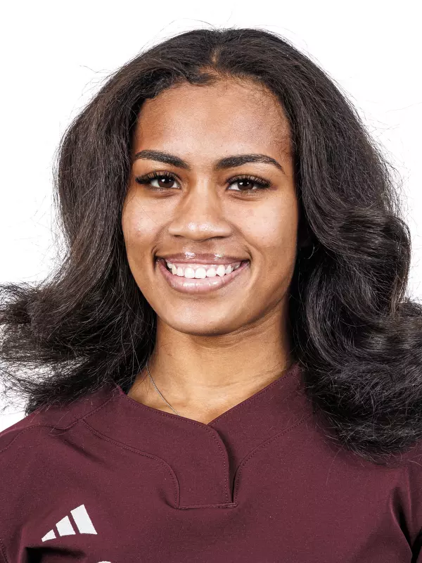 STARKVILLE, MS - January 13, 2025 - Mississippi State Outfielder Kalani Sells (#42) during 2024-2025 Softball Production Day at Nusz Park in Starkville, MS. Photo By Mike Mattina