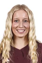 STARKVILLE, MS - January 13, 2025 - Mississippi State Catcher/Outfielder Ella Wesolowski (#74) during 2024-2025 Softball Production Day at Nusz Park in Starkville, MS. Photo By Mike Mattina
