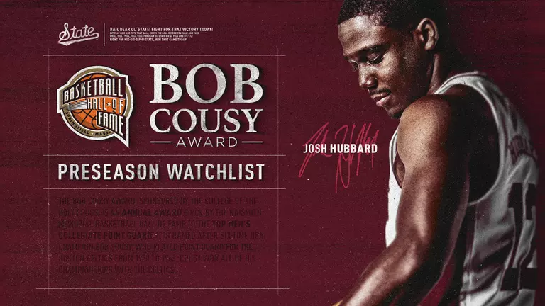 Hubbard Chosen To Bob Cousy Award Preseason Watch List