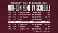 Men's Basketball Home Non-Conference TV Schedule Announced