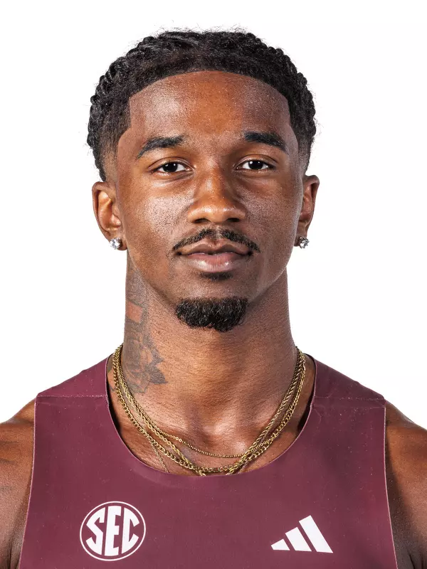 STARKVILLE, MS - October 30, 2025 - Mississippi State Sprinter/Hurdler Christion Barker during 2025-2026 Track & Field Production Day at the Holliman Athletic Center at Mississippi State University in Starkville, MS. Photo By Mike Mattina