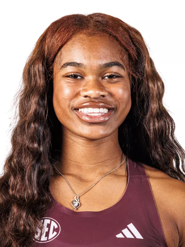 STARKVILLE, MS - October 30, 2025 - Mississippi State Sprinter/Hurdler Jaden Billings during 2025-2026 Track & Field Production Day at the Holliman Athletic Center at Mississippi State University in Starkville, MS. Photo By Mike Mattina