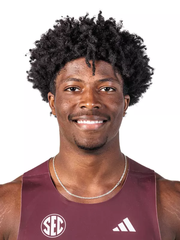 STARKVILLE, MS - October 30, 2025 - Omari Bryant during 2025-2026 Track & Field Production Day at the Holliman Athletic Center at Mississippi State University in Starkville, MS. Photo By Mike Mattina
