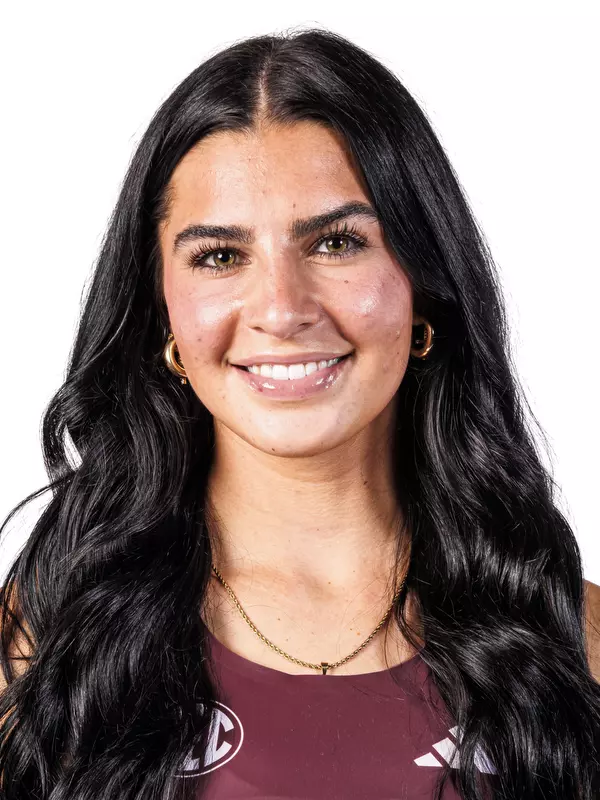 STARKVILLE, MS - October 30, 2025 - Riley Bush during 2025-2026 Track & Field Production Day at the Holliman Athletic Center at Mississippi State University in Starkville, MS. Photo By Mike Mattina