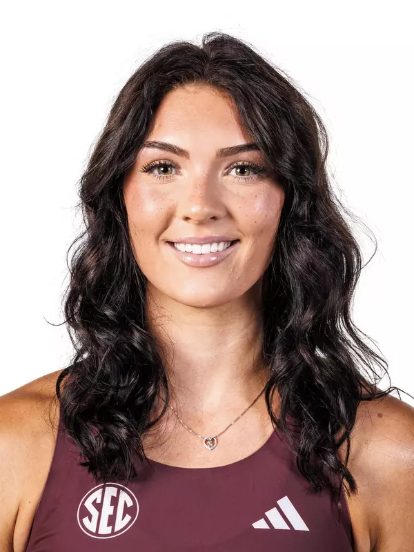 STARKVILLE, MS - October 29, 2025 - Mississippi State Thrower Kaylee Clark during 2025-2026 Track & Field Production Day at the Holliman Athletic Center at Mississippi State University in Starkville, MS. Photo By Mike Mattina