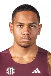 STARKVILLE, MS - October 30, 2025 - Kai Evans during 2025-2026 Track & Field Production Day at the Holliman Athletic Center at Mississippi State University in Starkville, MS. Photo By Mike Mattina