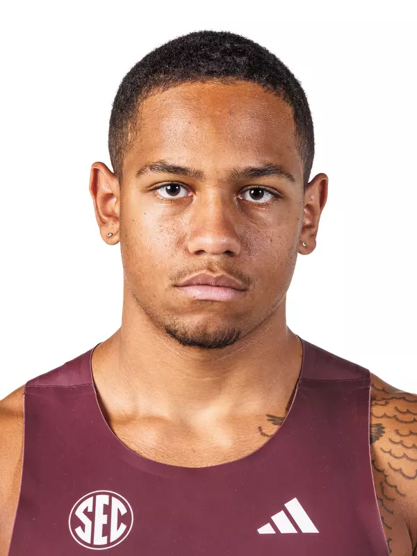 STARKVILLE, MS - October 30, 2025 - Kai Evans during 2025-2026 Track & Field Production Day at the Holliman Athletic Center at Mississippi State University in Starkville, MS. Photo By Mike Mattina