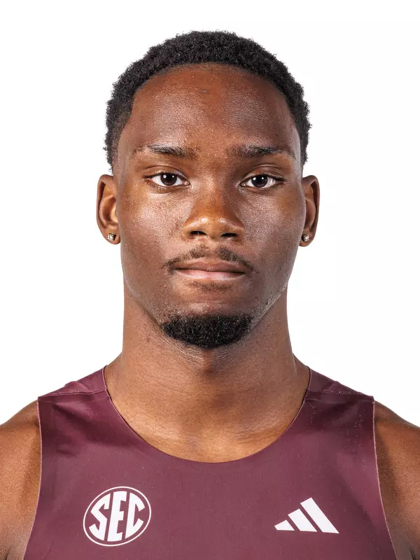 STARKVILLE, MS - October 30, 2025 - Omari Hamptopn during 2025-2026 Track & Field Production Day at the Holliman Athletic Center at Mississippi State University in Starkville, MS. Photo By Mike Mattina