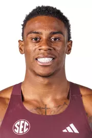 STARKVILLE, MS - October 30, 2025 - Mississippi State Jumper Sherman Hawkins during 2025-2026 Track & Field Production Day at the Holliman Athletic Center at Mississippi State University in Starkville, MS. Photo By Mike Mattina
