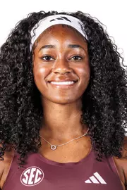 STARKVILLE, MS - October 30, 2025 -Mississippi State Sprinter/Hurdler Zaniyah Jones during 2025-2026 Track & Field Production Day at the Holliman Athletic Center at Mississippi State University in Starkville, MS. Photo By Mike Mattina