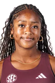 STARKVILLE, MS - October 30, 2025 - Nyla King during 2025-2026 Track & Field Production Day at the Holliman Athletic Center at Mississippi State University in Starkville, MS. Photo By Mike Mattina