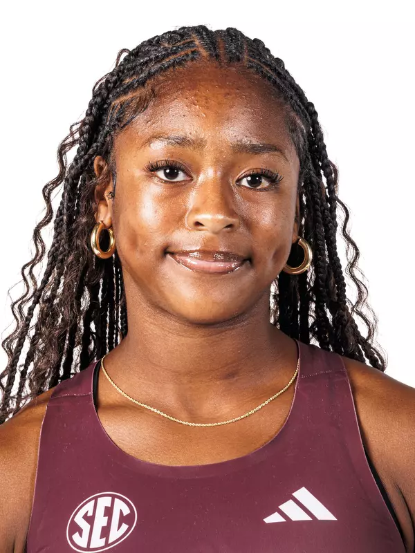 STARKVILLE, MS - October 30, 2025 - Nyla King during 2025-2026 Track & Field Production Day at the Holliman Athletic Center at Mississippi State University in Starkville, MS. Photo By Mike Mattina
