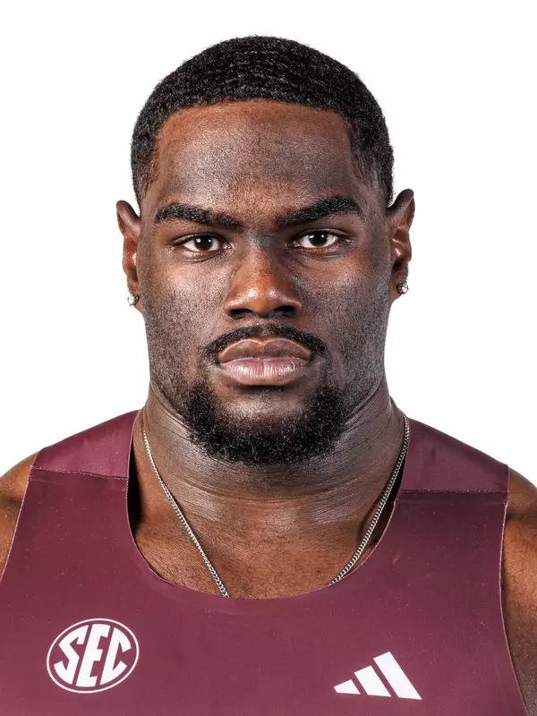 STARKVILLE, MS - October 29, 2025 - Mississippi State Thrower Roury McCloyen during 2025-2026 Track & Field Production Day at the Holliman Athletic Center at Mississippi State University in Starkville, MS. Photo By Mike Mattina