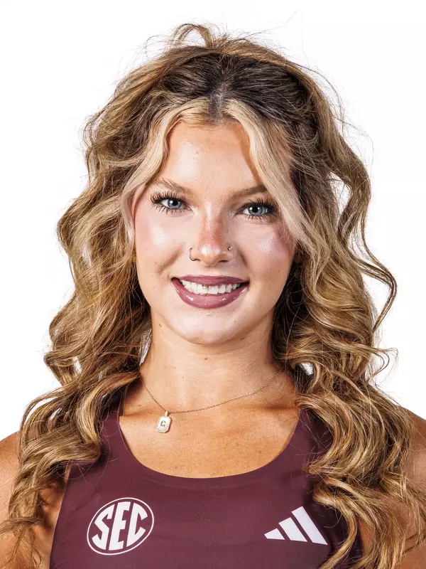 STARKVILLE, MS - October 29, 2025 - Mississippi State Distance Runner Camryn Merryman during 2025-2026 Track & Field Production Day at the Holliman Athletic Center at Mississippi State University in Starkville, MS. Photo By Mike Mattina